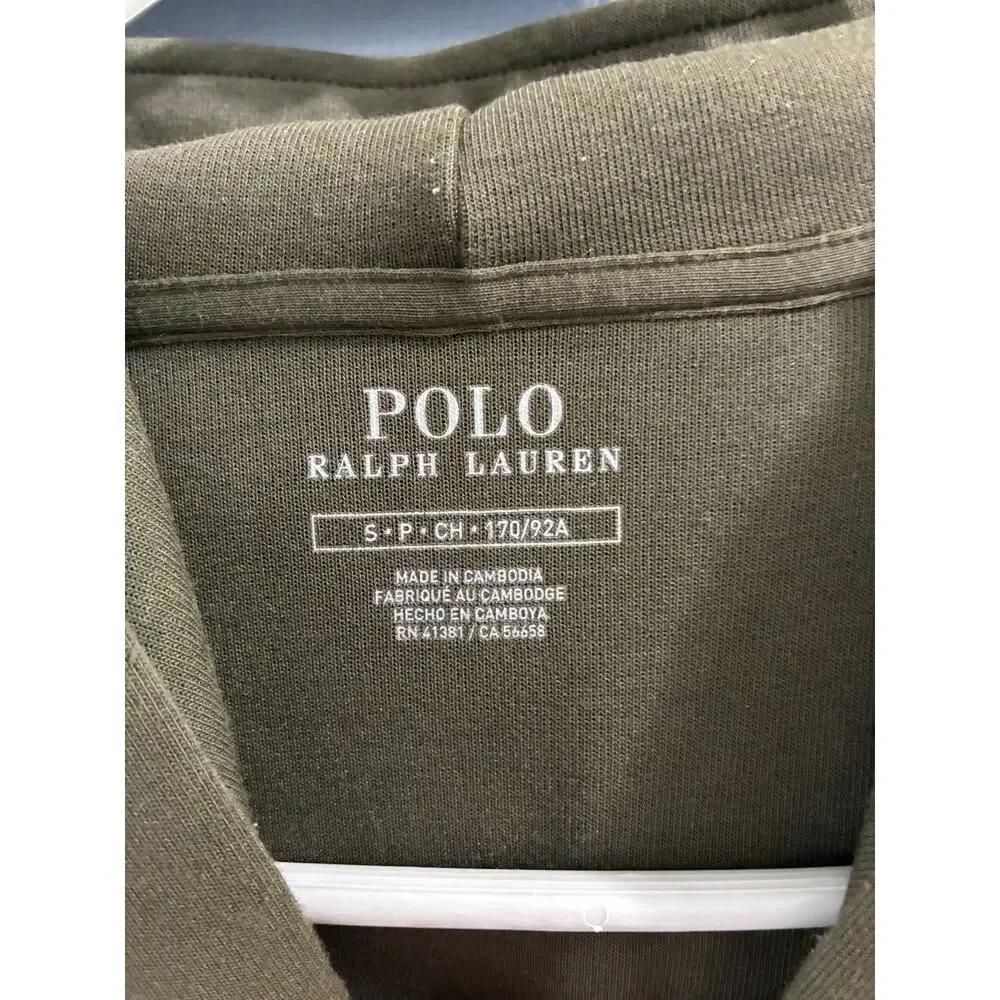 Polo Ralph Lauren Men’s Tracksuit Set Hoodie & Jogger Pants Olive Green Sz Small